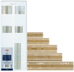 KOH-I-NOOR Szablon cyfrowo-literowy 2,5 - 10 mm ZESTAW 5 SZTUK