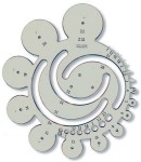 KOH-I-NOOR Szablon kołowy zakrąglenia łuki