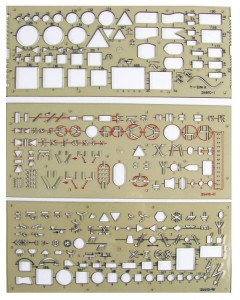 KOH-I-NOOR Szablon kreślarski elektro-techniczny