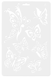 KOH-I-NOOR Szablon do zdobień 17,5 x 26 cm Motyle