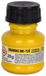 KOH-I-NOOR Tusz kreślarski do kaligrafii zdobień 20 g ŻÓŁTY