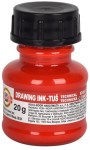 KOH-I-NOOR Tusz kreślarski do kaligrafii zdobień 20 g CZERWONY