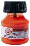 KOH-I-NOOR Tusz kreślarski do kaligrafii 20 g FLUO POMARAŃCZOWY