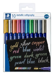 STAEDTLER Pisaki metaliczne do kaligrafii 10 kolorów