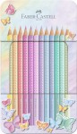 FABER-CASTELL Kredki Sparkle 12 kol METAL PASTEL