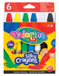 COLORINO Kredki świecowe żelowe farby 6 kol 3W1