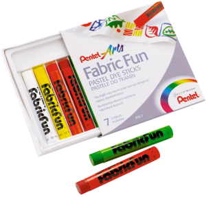 PENTEL Pastele do malowania tkanin 7 kolorów