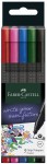 FABER-CASTELL Cienkopisy pisaki Grip 5 kolorów