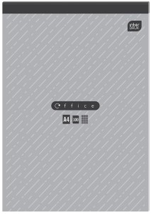 INTERDRUK Blok biurowy A4 w kratkę 100 kartek 70 g