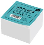 INTERDRUK Kostka papierowa biała 85x85x50 mm nieklejona