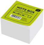 INTERDRUK Kostka papierowa biała 85x85x35 mm nieklejona