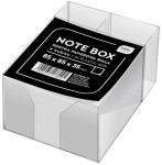 INTERDRUK Kostka papierowa biała 85x85x35 mm w kubiku