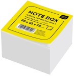 INTERDRUK Kostka papierowa biała 85x85x70 mm nieklejona