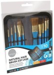 DALER-ROWNEY Pędzle naturalne do akwareli Natural Hair 10 sztuk