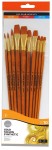 DALER-ROWNEY Pędzle syntetyczne Gold Taklon 10 sztuk