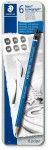 STAEDTLER Zestaw ołówków Lumograph 8B-HB 6 sztuk