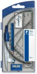 STAEDTLER  Zestaw geometryczny cyrkiel linijka ekierka 8 elementów