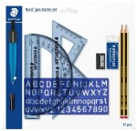 STAEDTLER  Zestaw geometryczny cyrkiel ekierka kątomierz 9 elementów
