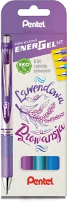 PENTEL Pióro kulkowe długopis Energel 0,7 mm 4 kol WZORY
