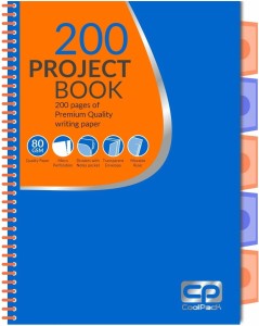 COOLPACK Kołobrulion kołozeszyt A4 200 stron Neon - KOLORY