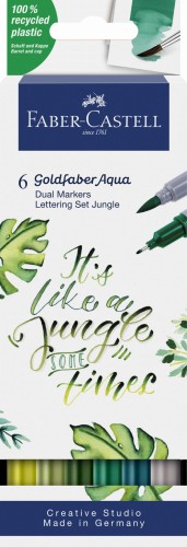 164517_Goldfaber Aqua Dual Marker, wallet of 6, Jungle_High Res_77982.jpg