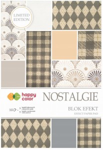 HAPPY COLOR Blok z motywami efekt 10 arkuszy Nostalgie