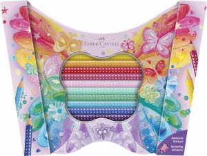 FABER-CASTELL Kredki Sparkle Motyl 20 kolorów