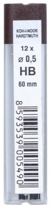 KOH-I-NOOR Rysiki grafity do ołówka 0,5 mm HB