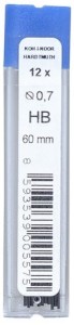 KOH-I-NOOR Rysiki grafity do ołówka 0,7 mm HB