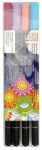 KURETAKE Pisaki dwustronne brush Twin ZIG 4 kol Kind Hearted