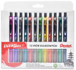 PENTEL Pióro kulkowe długopis Energel 0,7 mm 12 kolorów