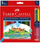 FABER-CASTELL Kredki ołówkowe Eco 30 kolorów Wawel