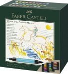 FABER-CASTELL Pisaki dwustronne Pitt 30 kolorów