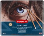 DERWENT Kredki artystyczne na bazie oleju Lightfast 24 kolory