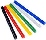DPCRAFT Wkłady klejowe kolorowe do pistoletu na gorąco 7 mm / 6 sztuk