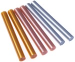 DPCRAFT Wkłady klejowe metaliczne do pistoletu na gorąco 11 mm / 6 sztuk