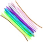 DPCRAFT Druciki kreatywne pastelowe 30 cm 25 szt