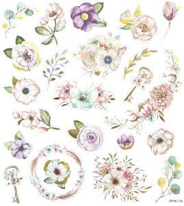 DPCRAFT Naklejki ozdobne Boho Florals 22 sztuki