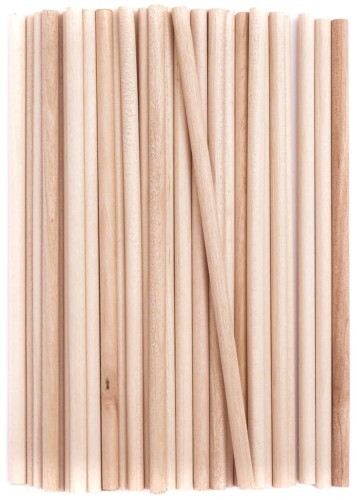 PATYCZKI KREATYWNE OKRĄGŁE NATURALNE, 50 SZT. KSPA-009.jpg