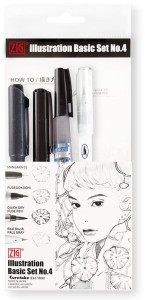 KURETAKE Zestaw pisaków do ilustracji Inktober 