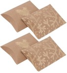 DPCRAFT Pudełka prezentowe świąteczne 10 x 11 cm Gałązka Sosny 4 sztuki