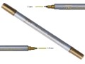 PISAK METALICZNY DWIE KOŃCÓWKI ZŁOTO 1,0 1,2 MM.jpg