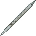 PISAK METALICZNY DWIE KOŃCÓWKI SREBRO 1,0 1,2 MM.jpg