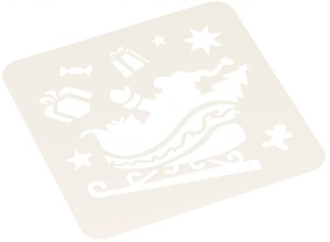 KOH-I-NOOR Szablon świąteczny do zdobień Mikołaj