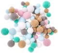 POMPONY PLUSZOWE, MIX FROSTY PASTELS, 90 SZT..jpg