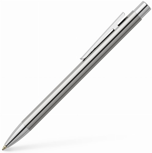 342020_Neo Slim Stainless Steel ballpoint pen, M silver shiny_High Res_53722.jpg
