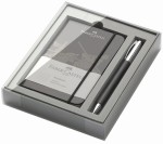 FABER-CASTELL Zestaw długopis + notes Ambition Black