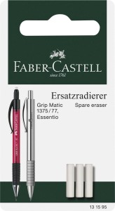 FABER-CASTELL Gumka zapasowa Grip Matic 1375/77 Essentio 3 szt