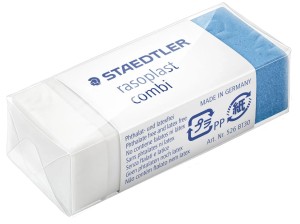 STAEDTLER Gumka 2w1 do ołówka i atramentu rasoplast BT30