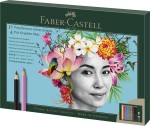 FABER-CASTELL Kredki Polychromos 17 kol + 4 ołówki Matt + akcesoria ZESTAW